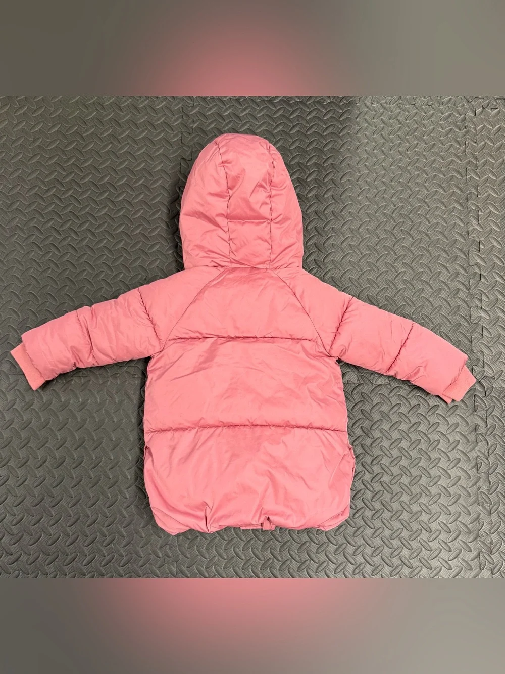 GAP Baby Size 3 Faux-Fur Lined Jacket in Rose Pink